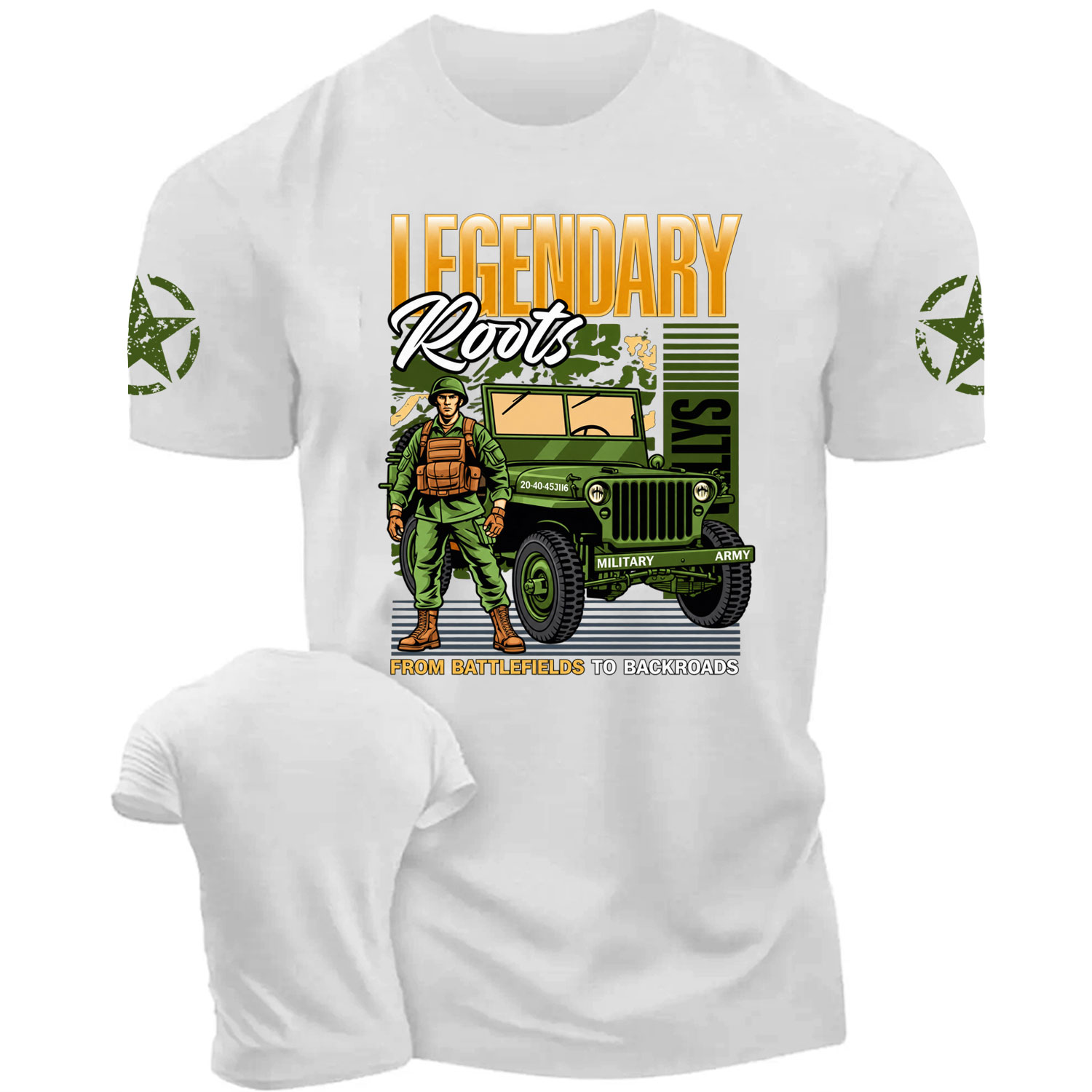 Legendary Roots From Battlefields To Backroads Cotton T-shirt