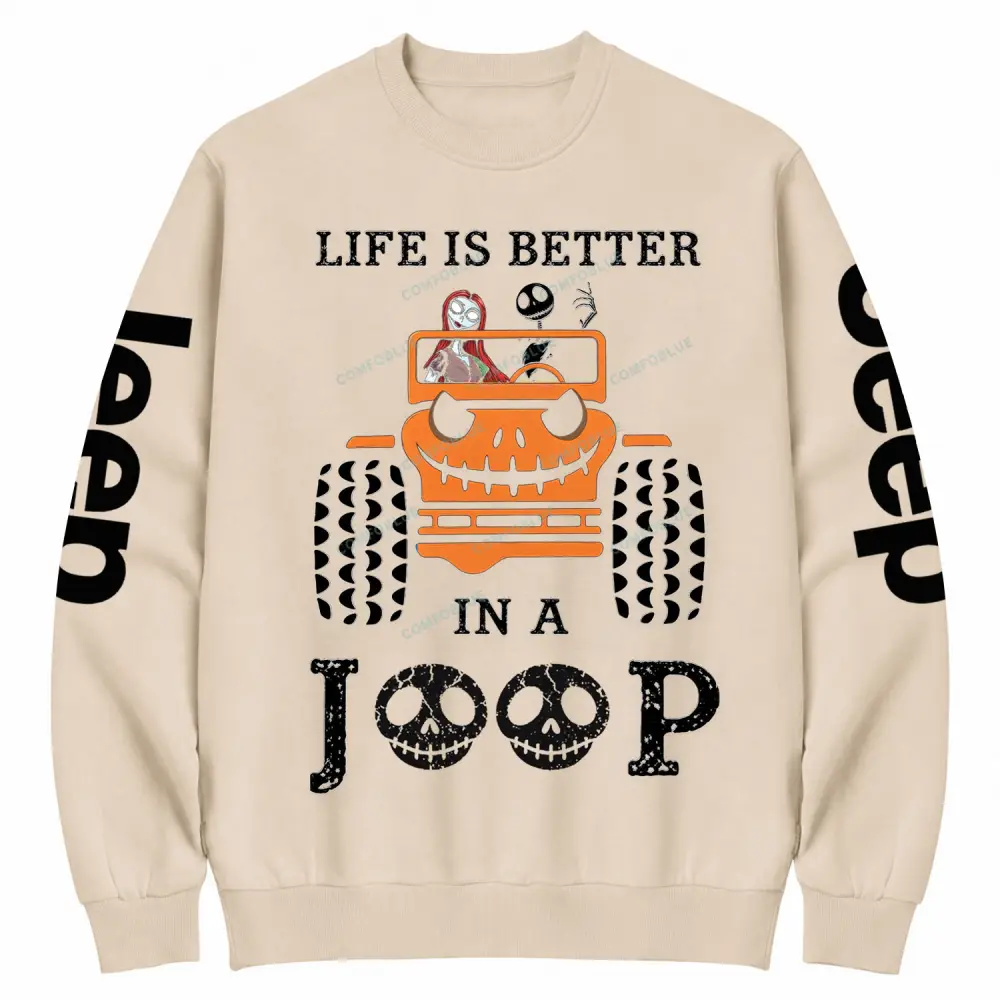 Jp Life Is Better Cotton Sweatshirt