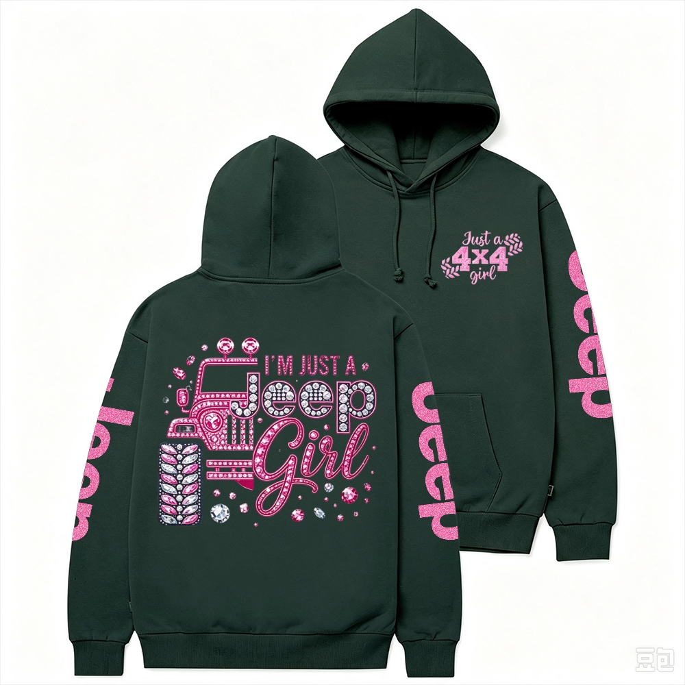 Rhinestone Pink Bling Jp Unisex Hoodie