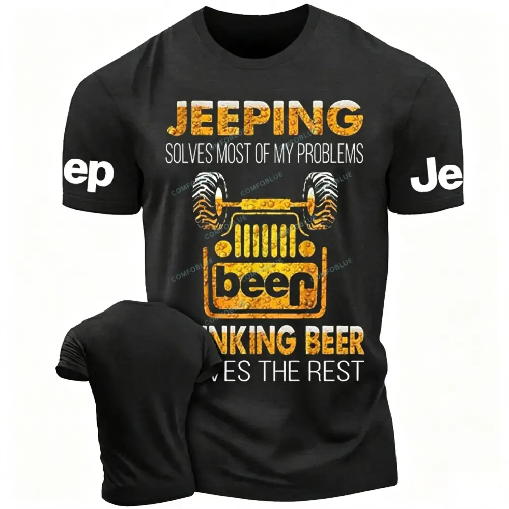 Drinking Beer Solves The Rest Jp Unisex T-shirt