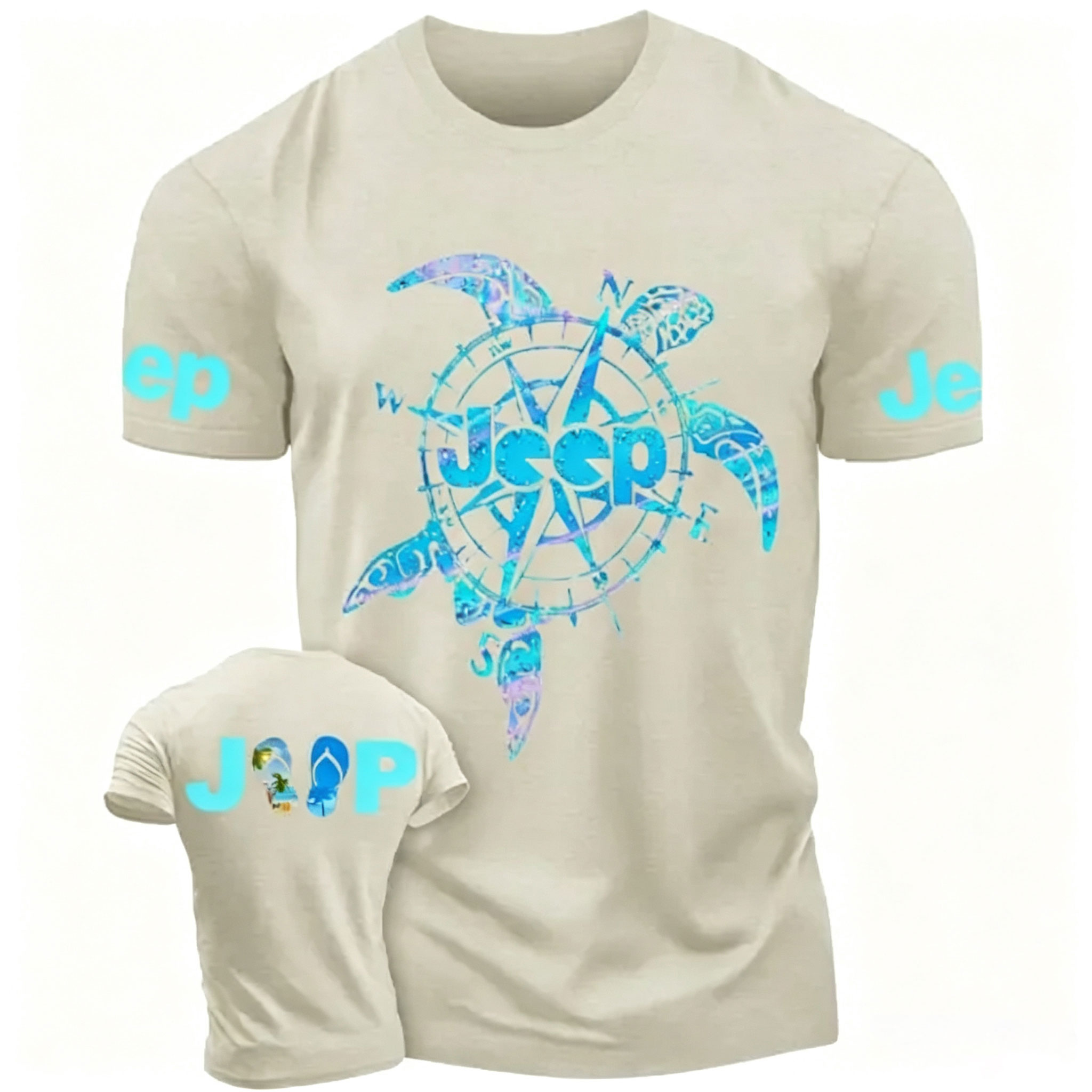 Sea Turtle Jp Blue Beach Unisex T-shirt
