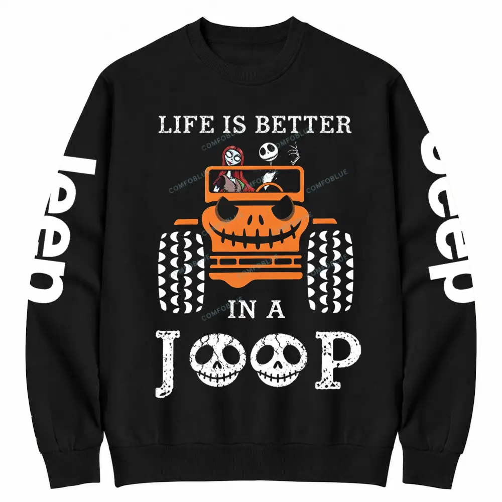 Jp Life Is Better Cotton Sweatshirt
