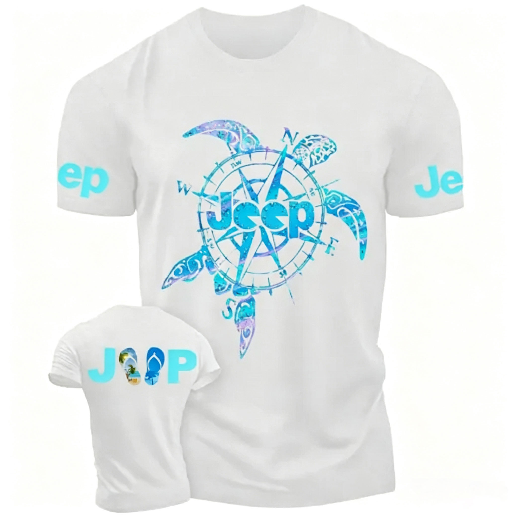 Sea Turtle Jp Blue Beach Unisex T-shirt