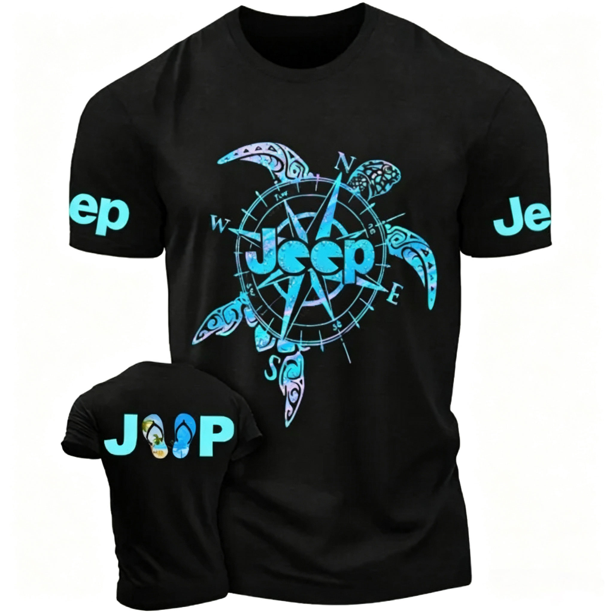 Sea Turtle Jp Blue Beach Unisex T-shirt