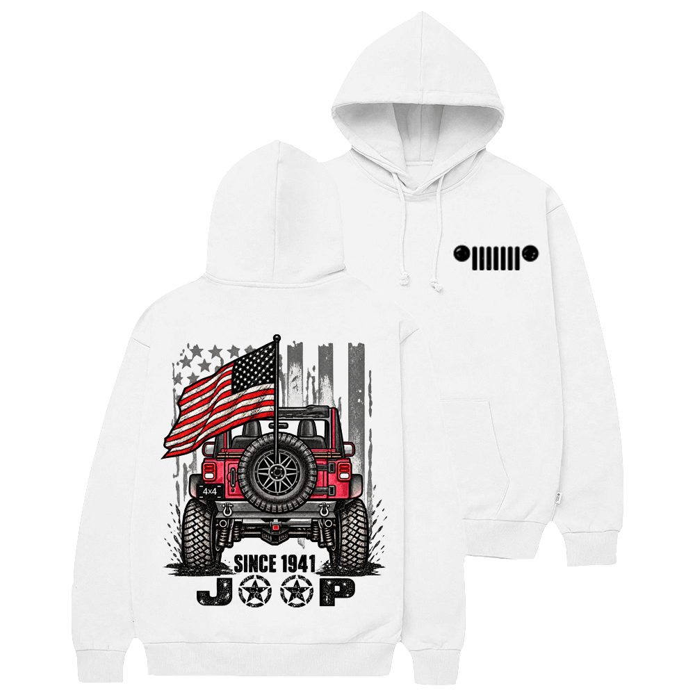 Since 1941 American Flag Jp Cotton Hoodie Cotton Hoodie