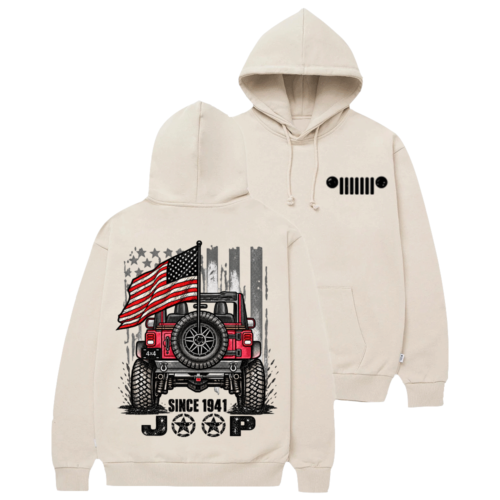 Since 1941 American Flag Jp Cotton Hoodie Cotton Hoodie