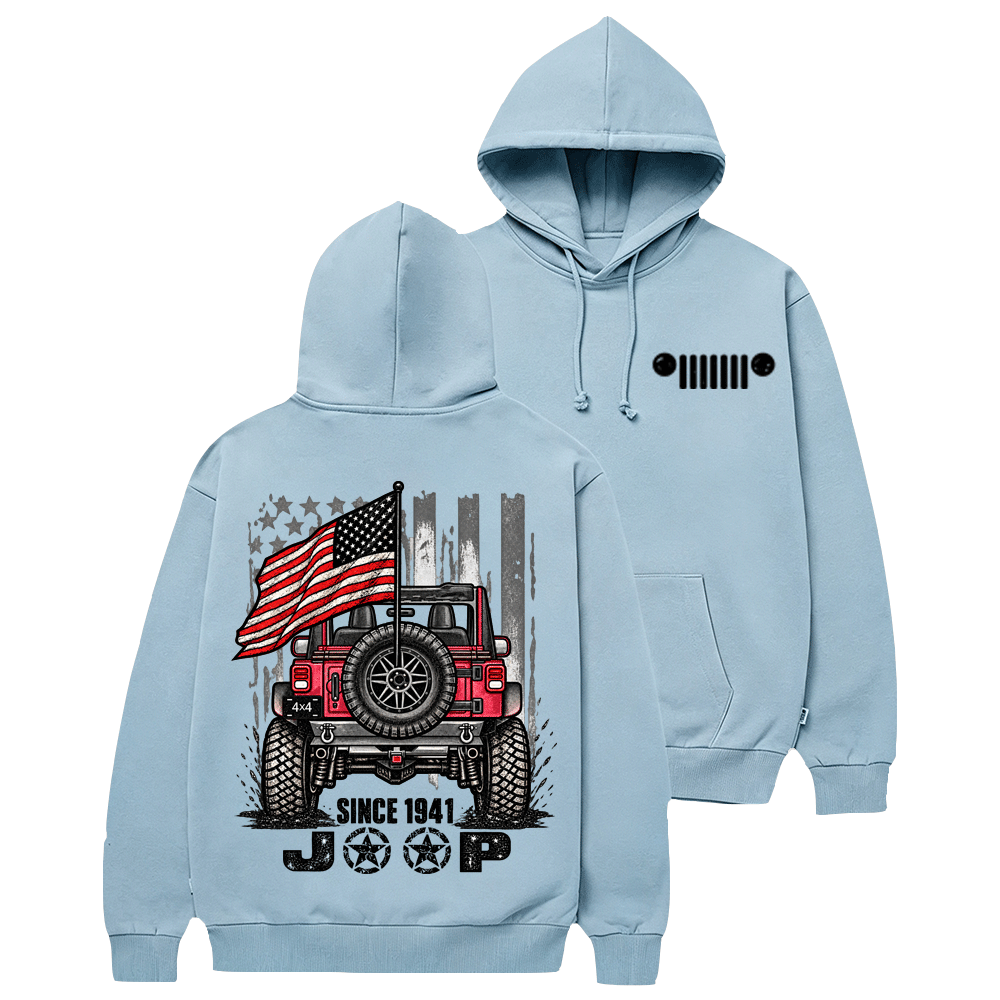 Since 1941 American Flag Jp Cotton Hoodie Cotton Hoodie