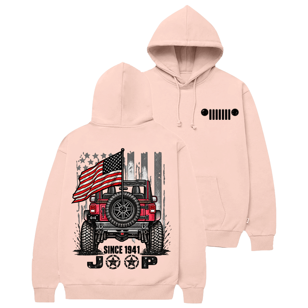 Since 1941 American Flag Jp Cotton Hoodie Cotton Hoodie