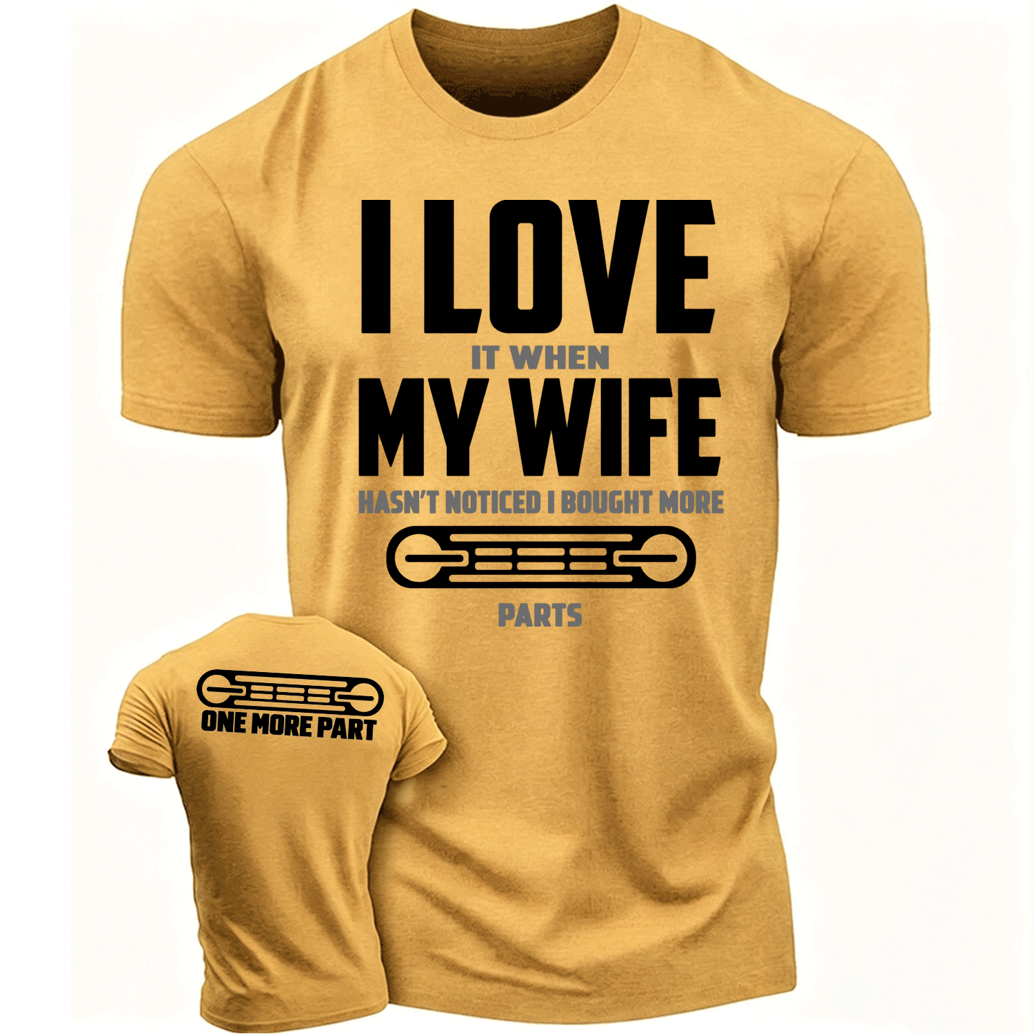 I LOVE It When MY WIFE F0rd Husband Humor Cotton T-shirt
