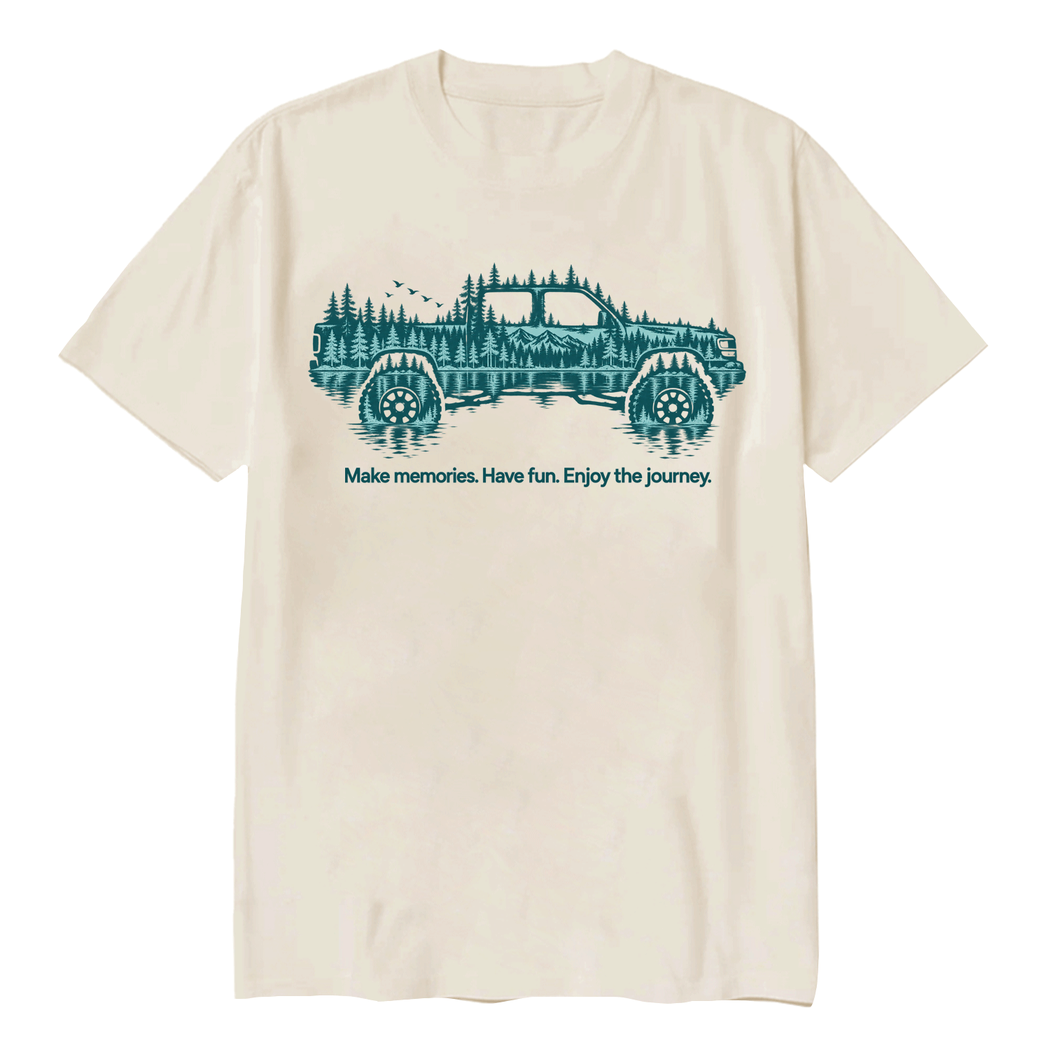 Enjoy the Journey Forest Pickup Cotton T-shirt