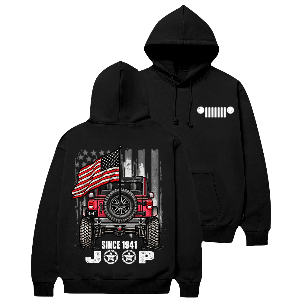 Since 1941 American Flag Jp Cotton Hoodie Cotton Hoodie