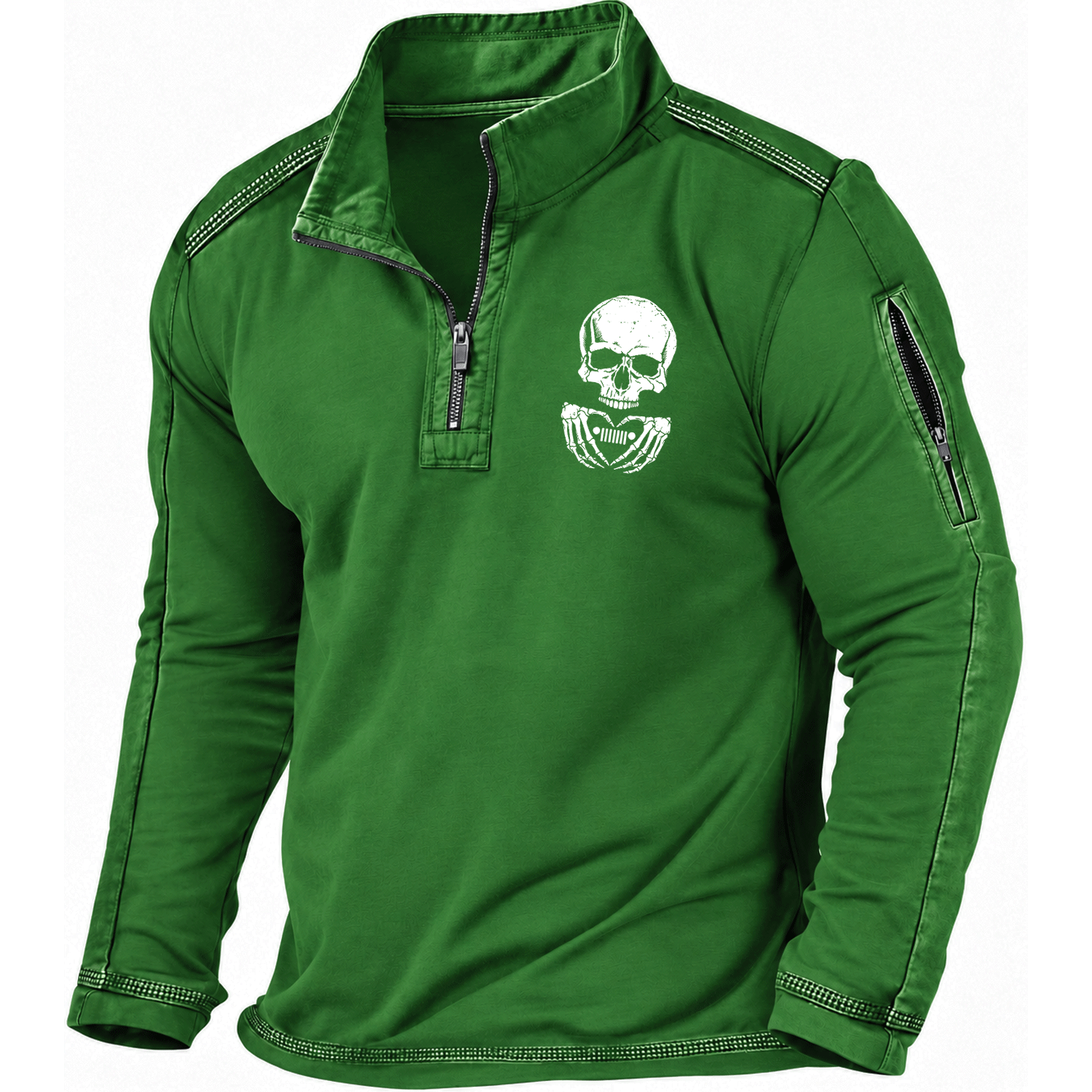 Skull Love Jp Quarter-Zip Sweatshirt