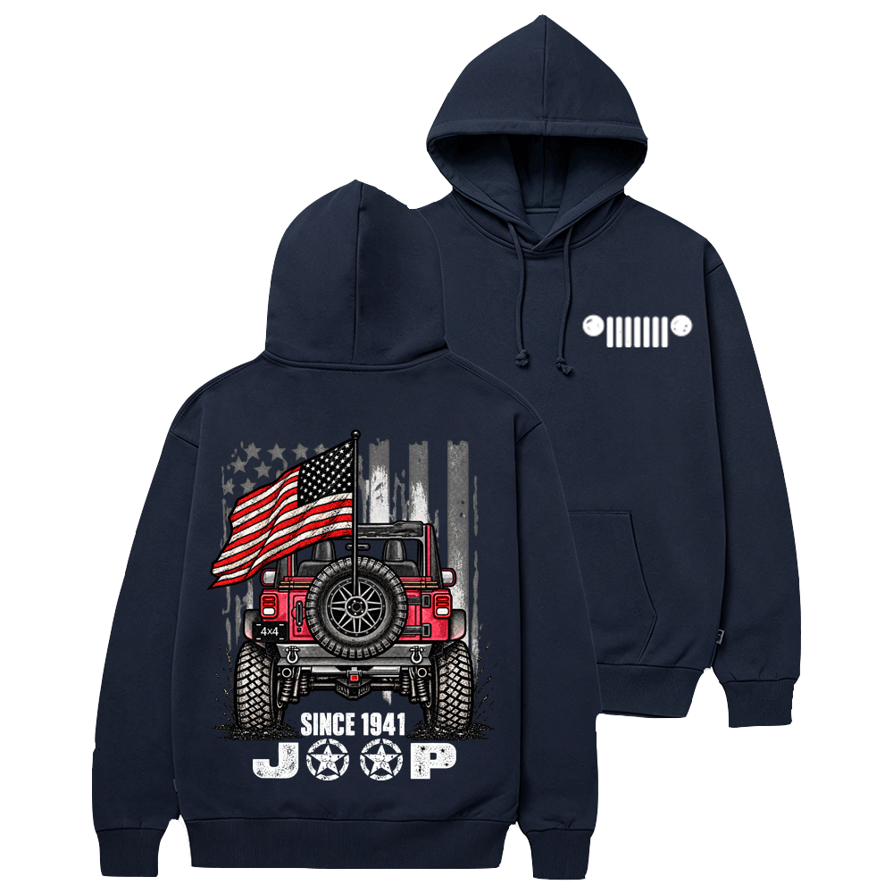 Since 1941 American Flag Jp Cotton Hoodie Cotton Hoodie