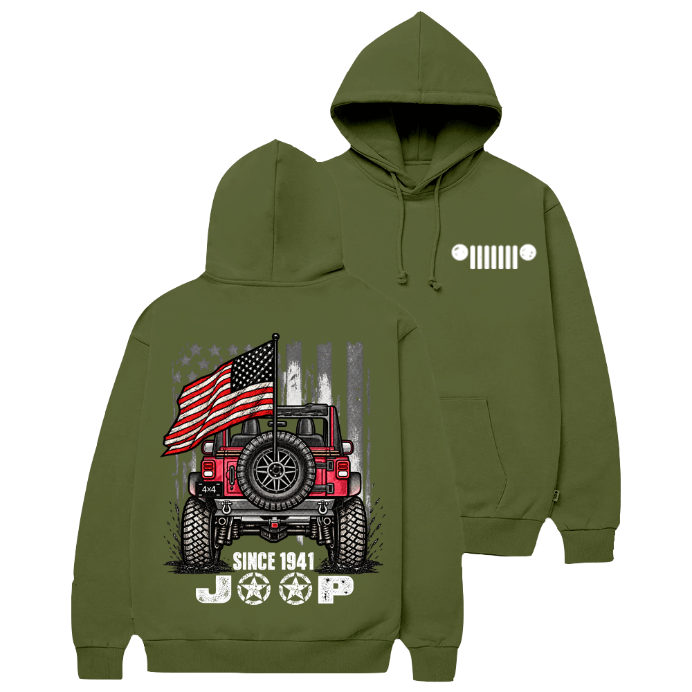 Since 1941 American Flag Jp Cotton Hoodie Cotton Hoodie