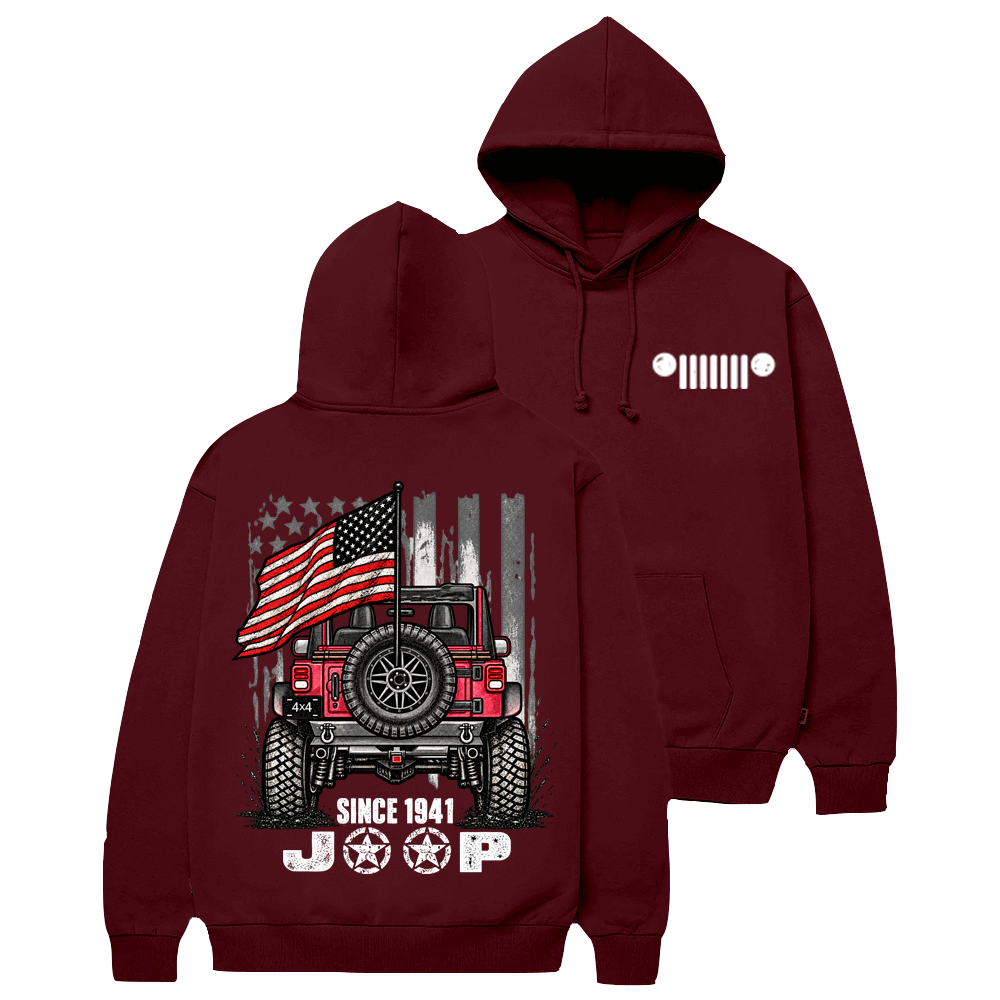 Since 1941 American Flag Jp Cotton Hoodie Cotton Hoodie
