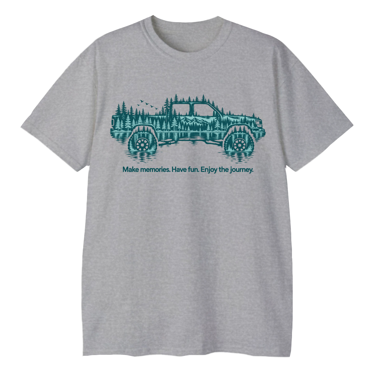 Enjoy the Journey Forest Pickup Cotton T-shirt