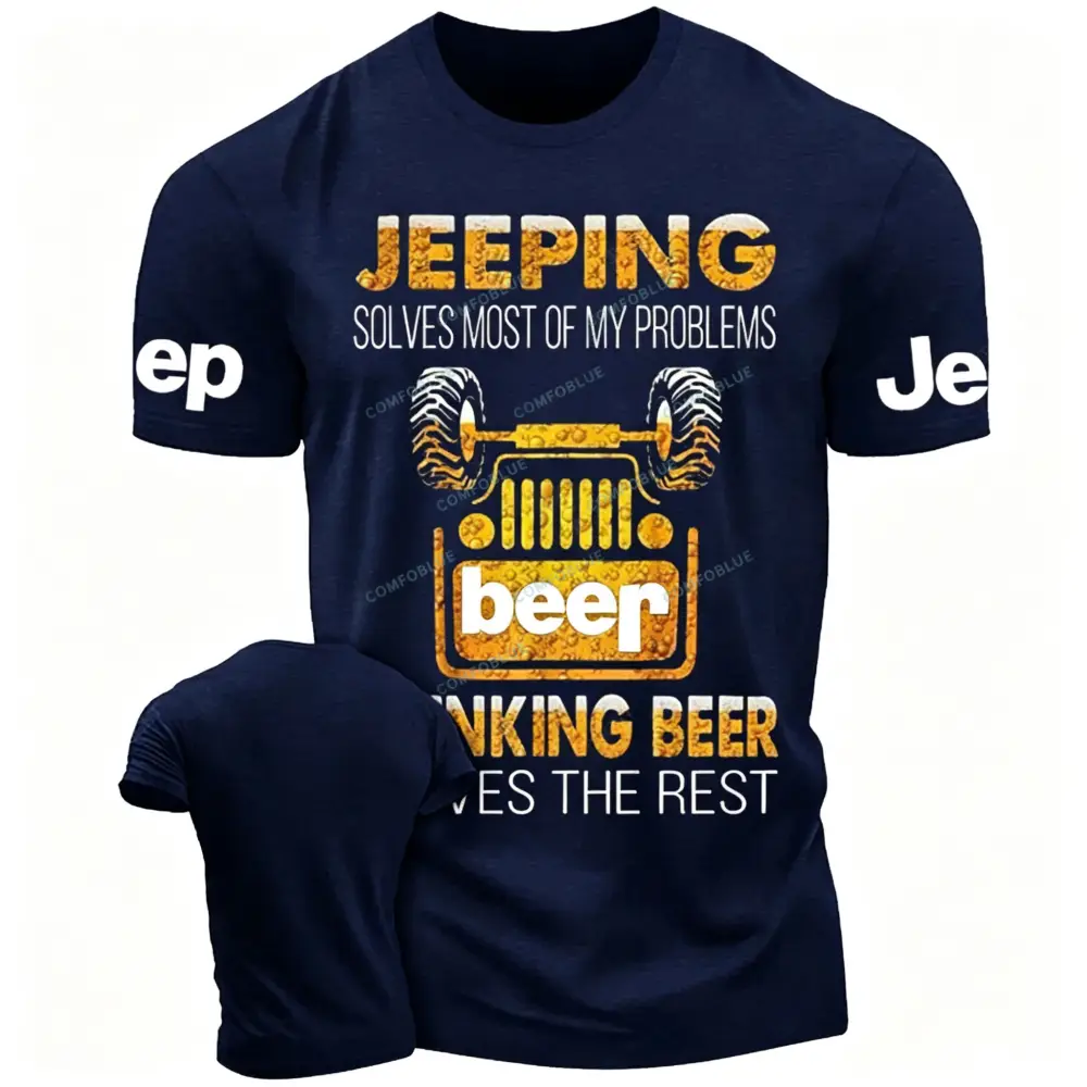 Drinking Beer Solves The Rest Jp Unisex T-shirt