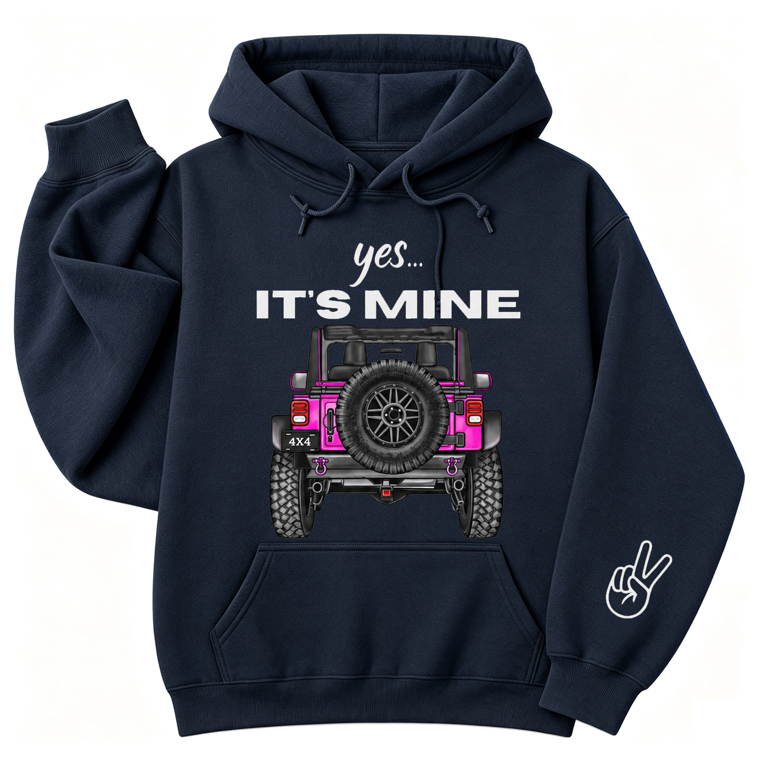 Yes It's Mine 4x4 Offroad Unique Mud Club Unisex Casual Hoodie