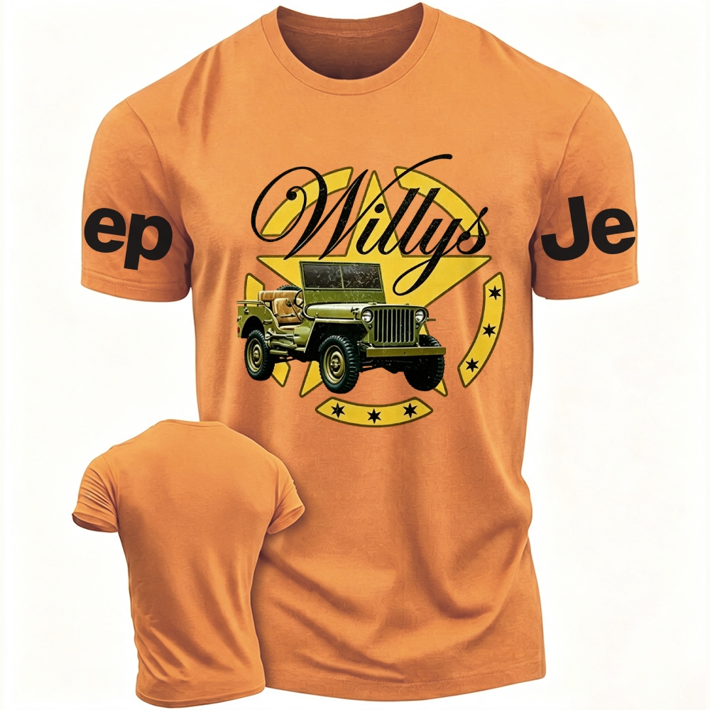 Military Star Willys Vintage Style JP Unisex T-shirt