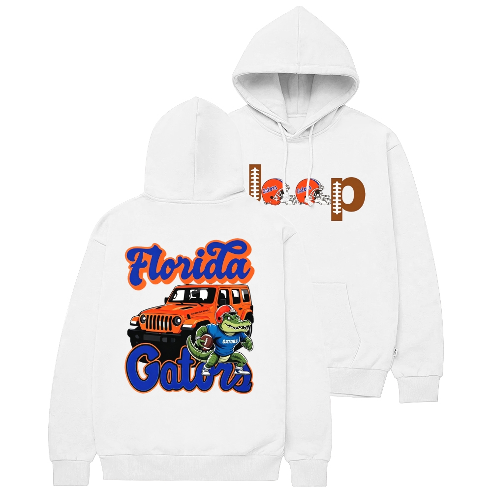 Florida Jp Gats Orange Helemet Hoodie