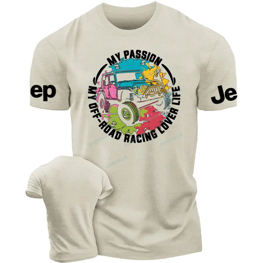 My Passion My Off Road Race Cotton T-shirt