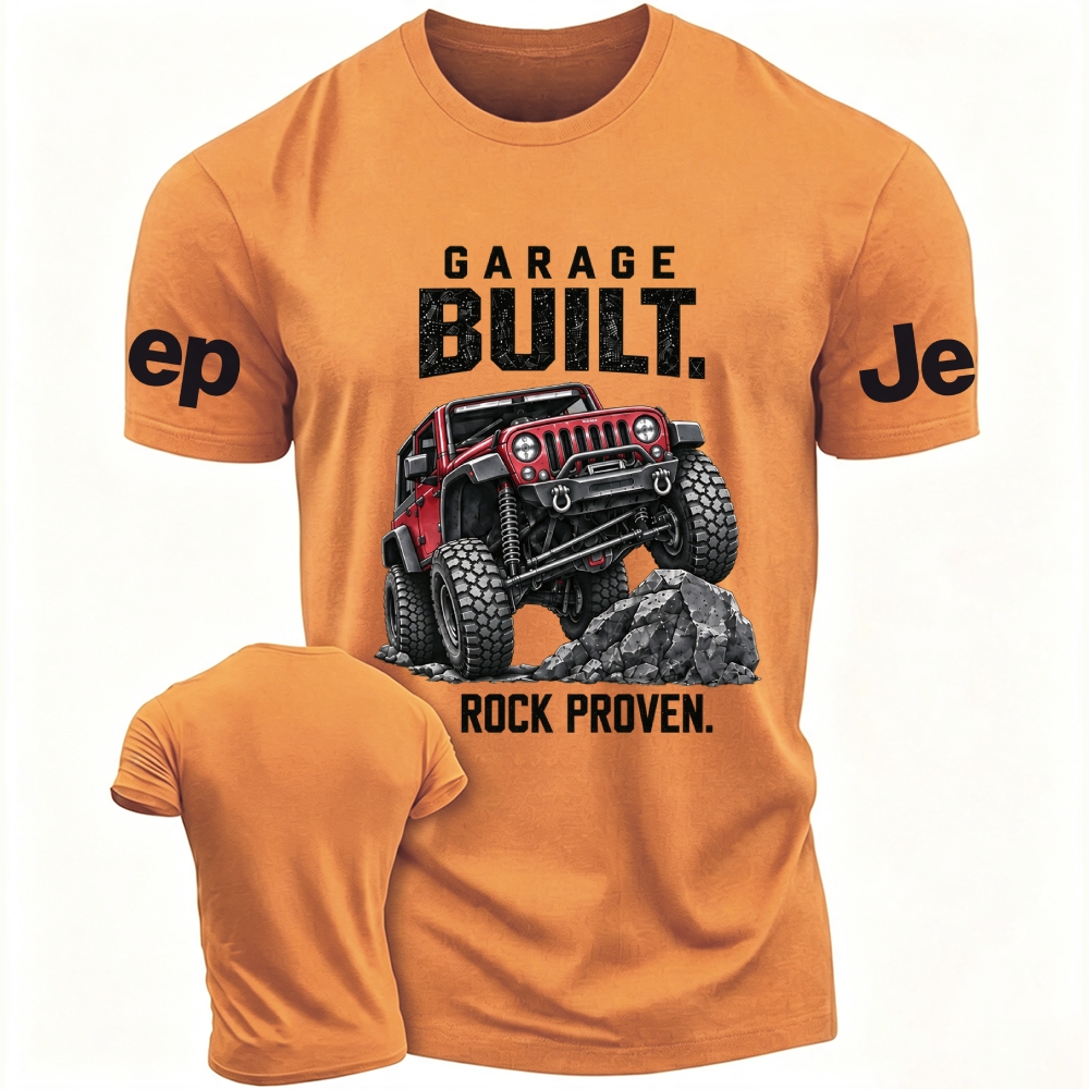 Garage Built Rock Proven Cotton T-Shirt