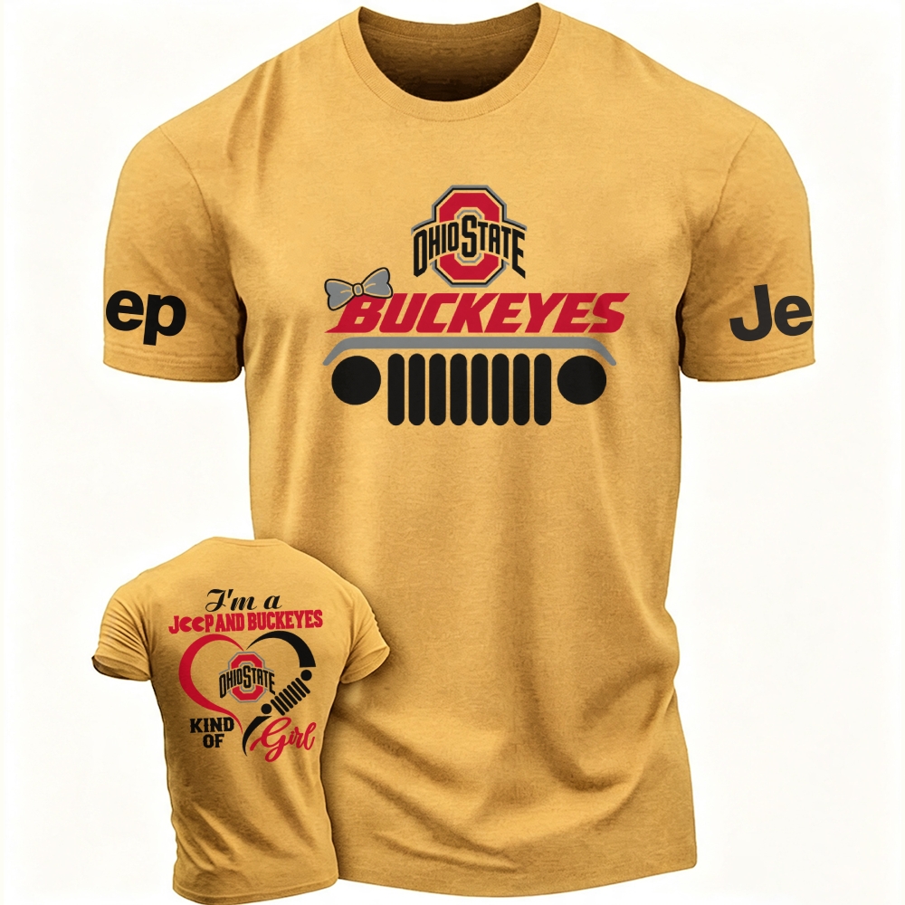 I'm A Jp And Buckeyes Kind Of Girl Cotton T-shirt