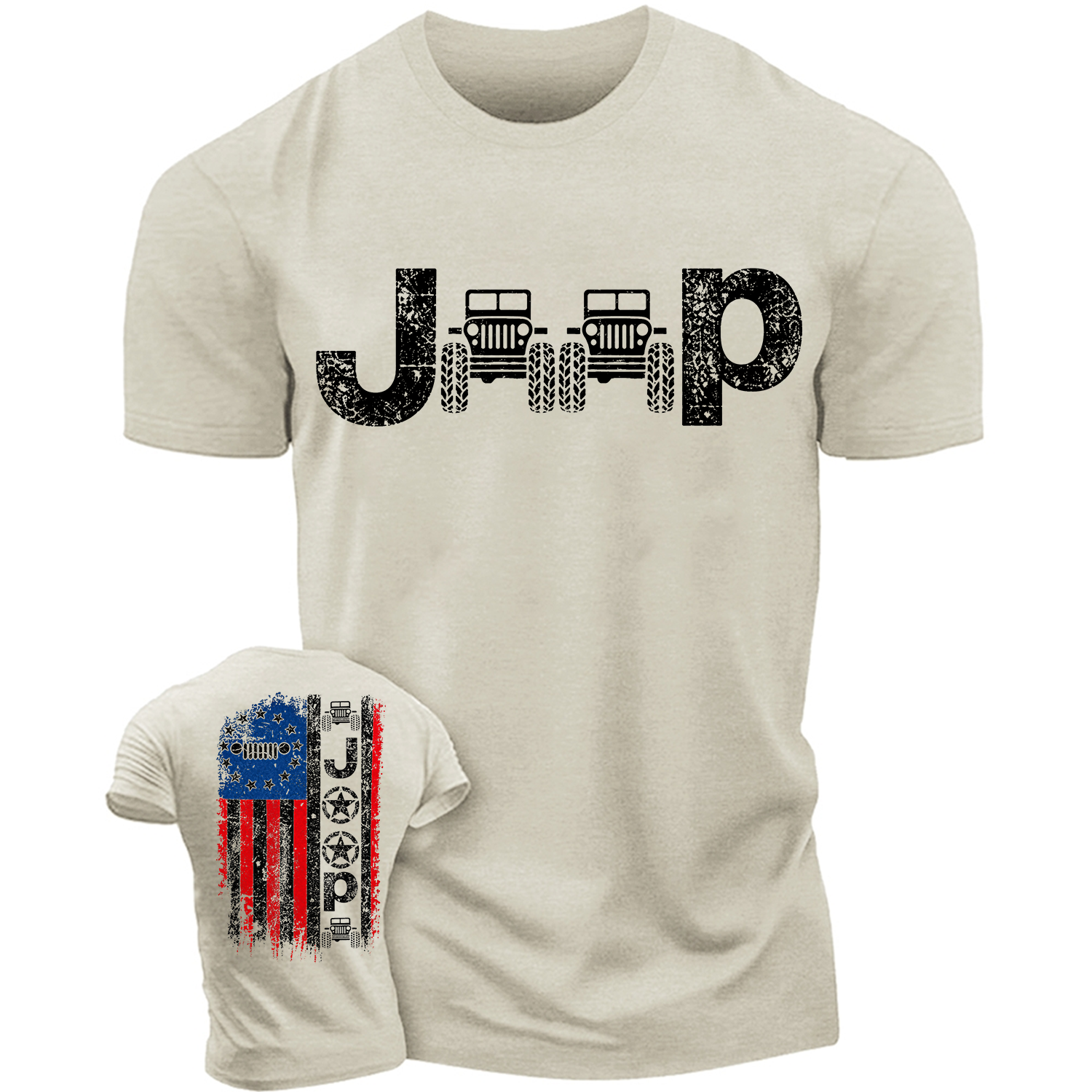Patriotic Jp Off-Road Cotton Men's T-shirts