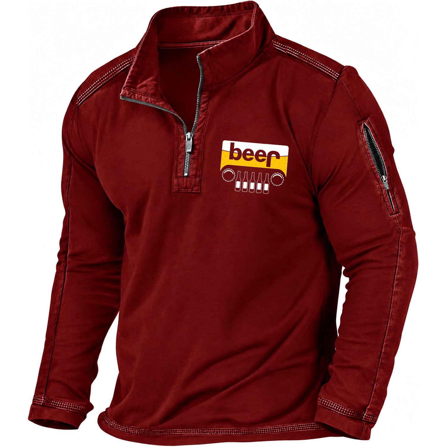 Beer Off-Road Quarter-Zip Sweatshirt
