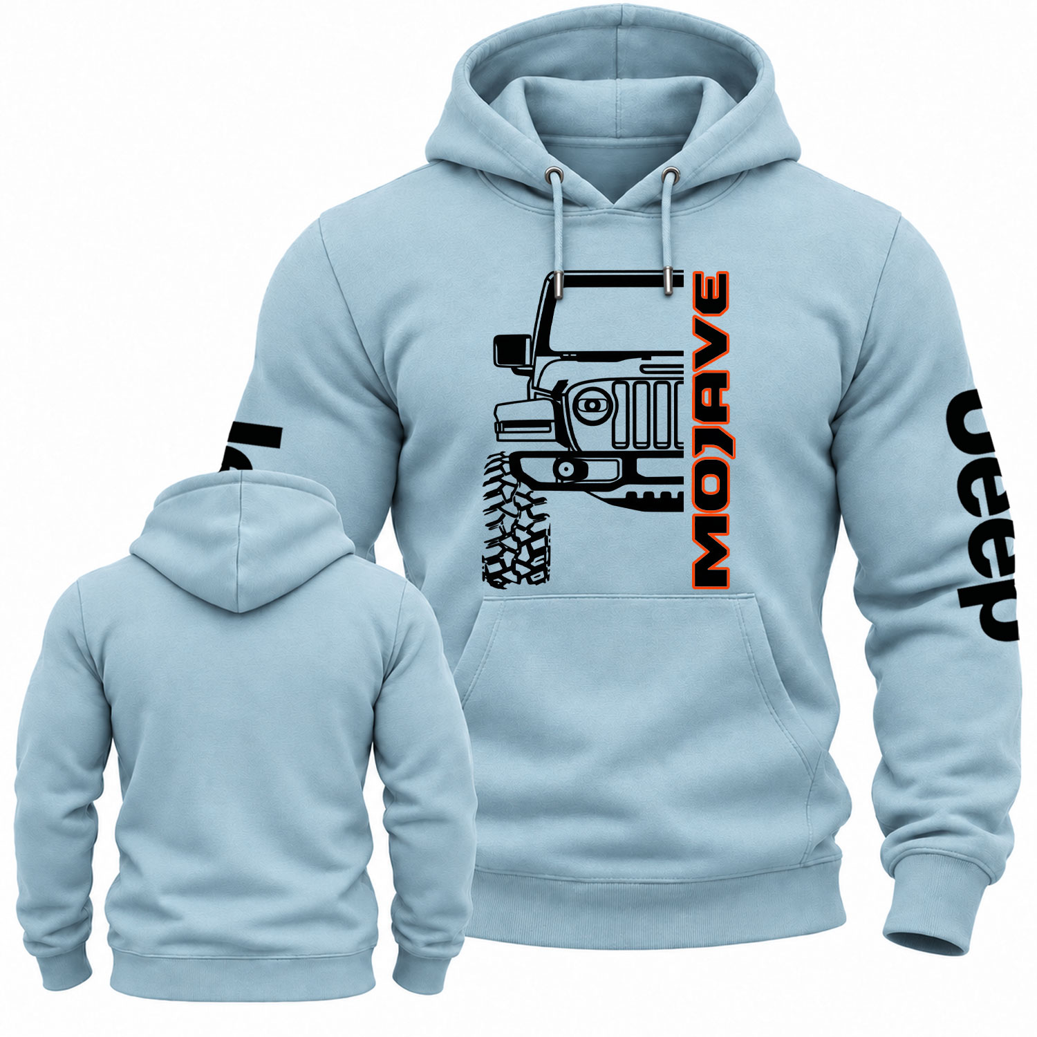 Jp Mojave Line Art Graphic Cotton Hoodie