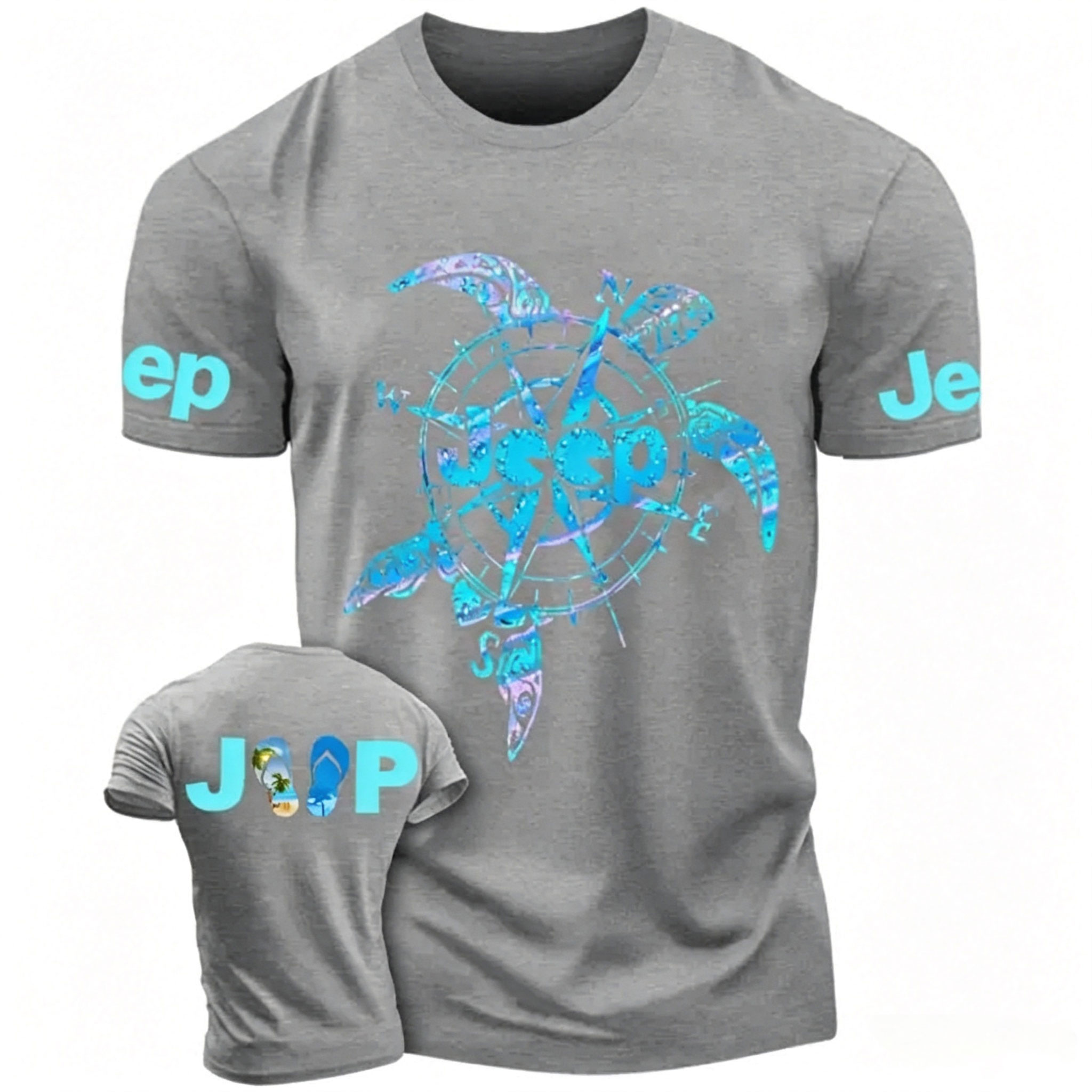 Sea Turtle Jp Blue Beach Unisex T-shirt