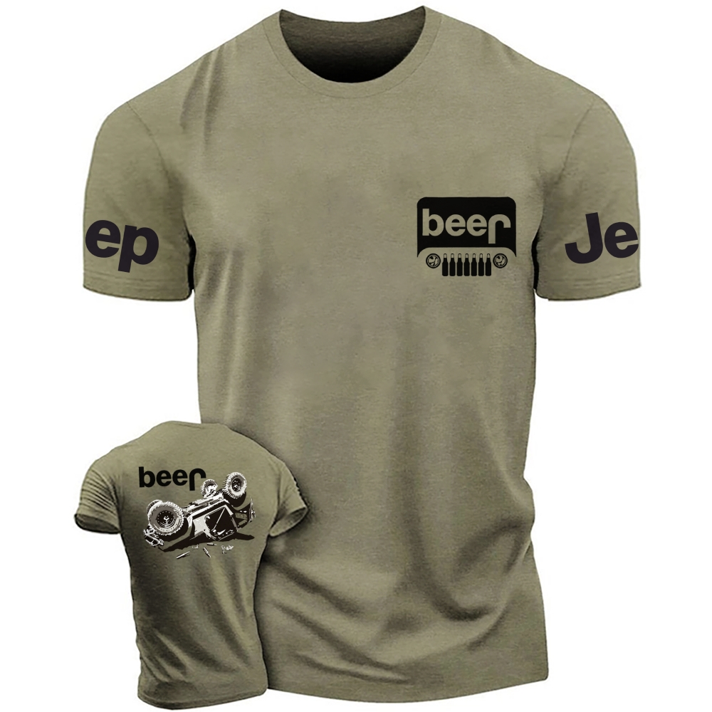 Funny Beer Overturn Jp Offroad Unisex T-shirt