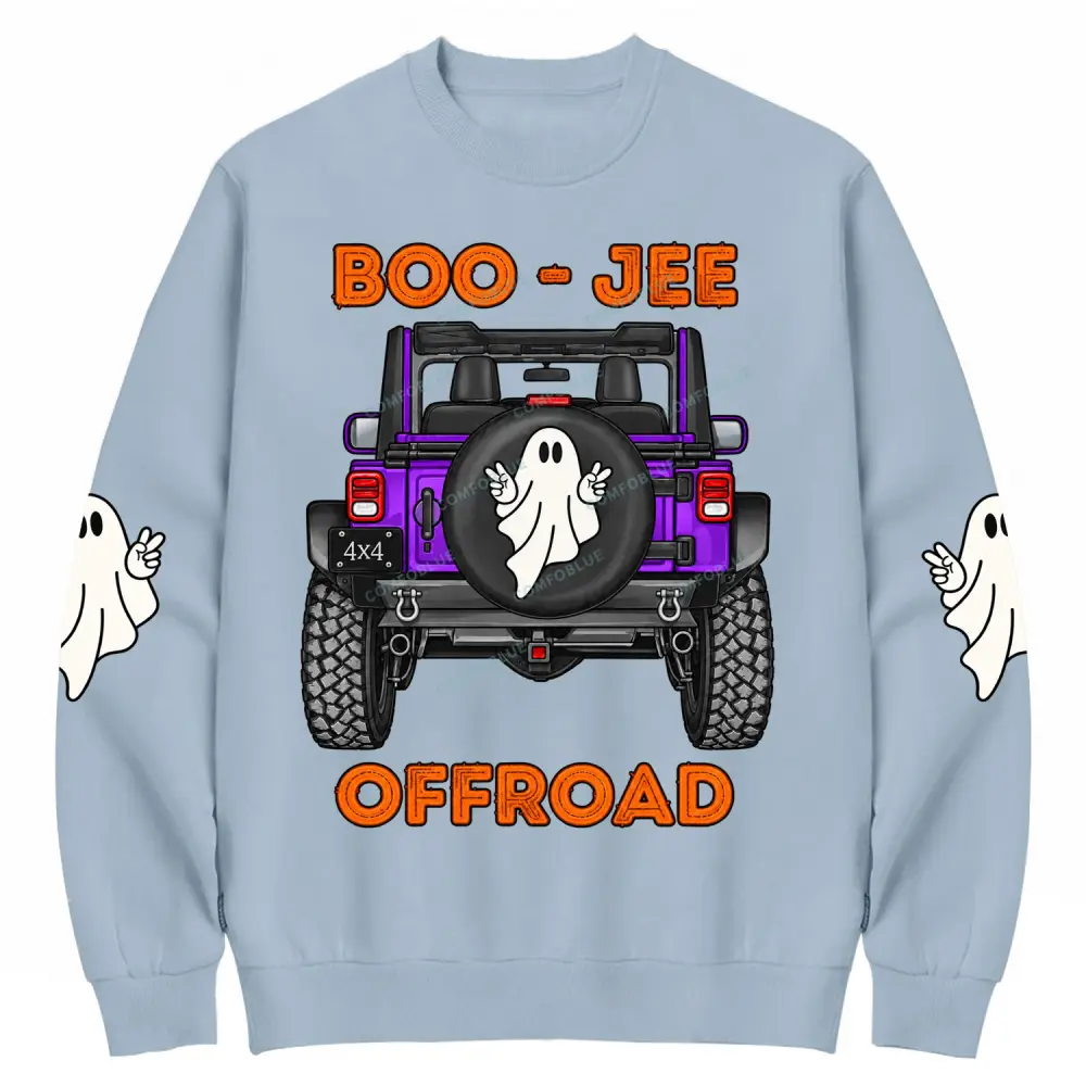Boo-Jee Offroad Ghost Cotton Sweatshirt