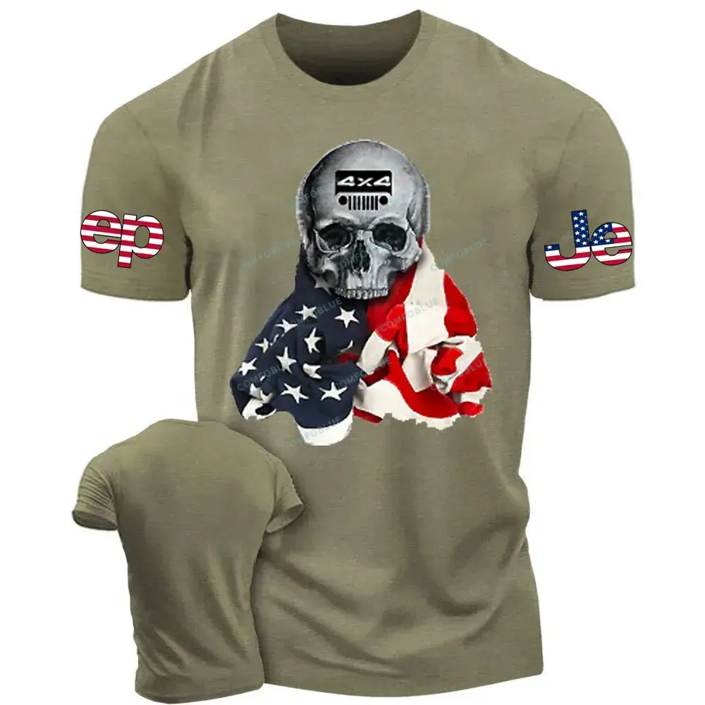  Skull Jp Flag Skull Jp Unisex T-shirt