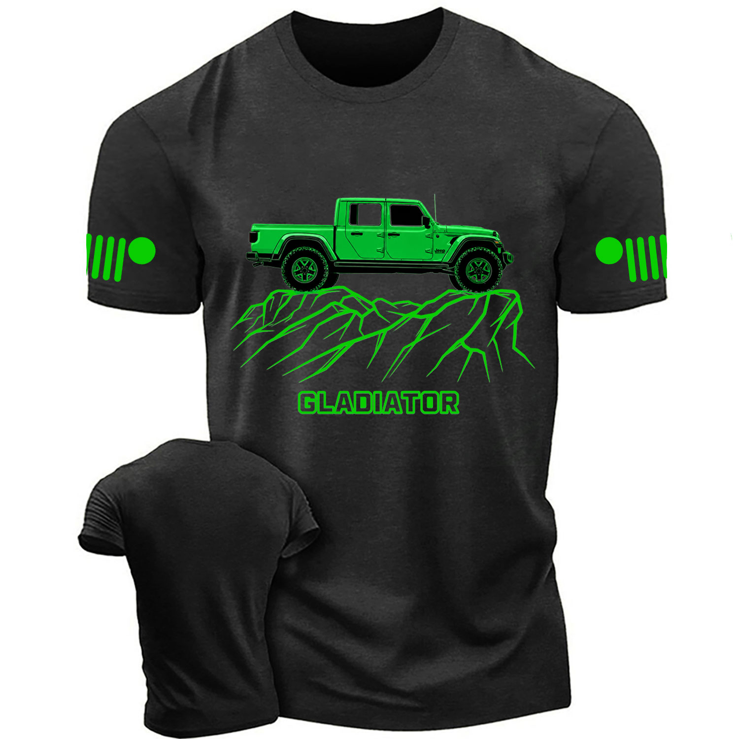 Jp Gladiator Off-Road Cliff Outline Unisex Cotton T-shirt