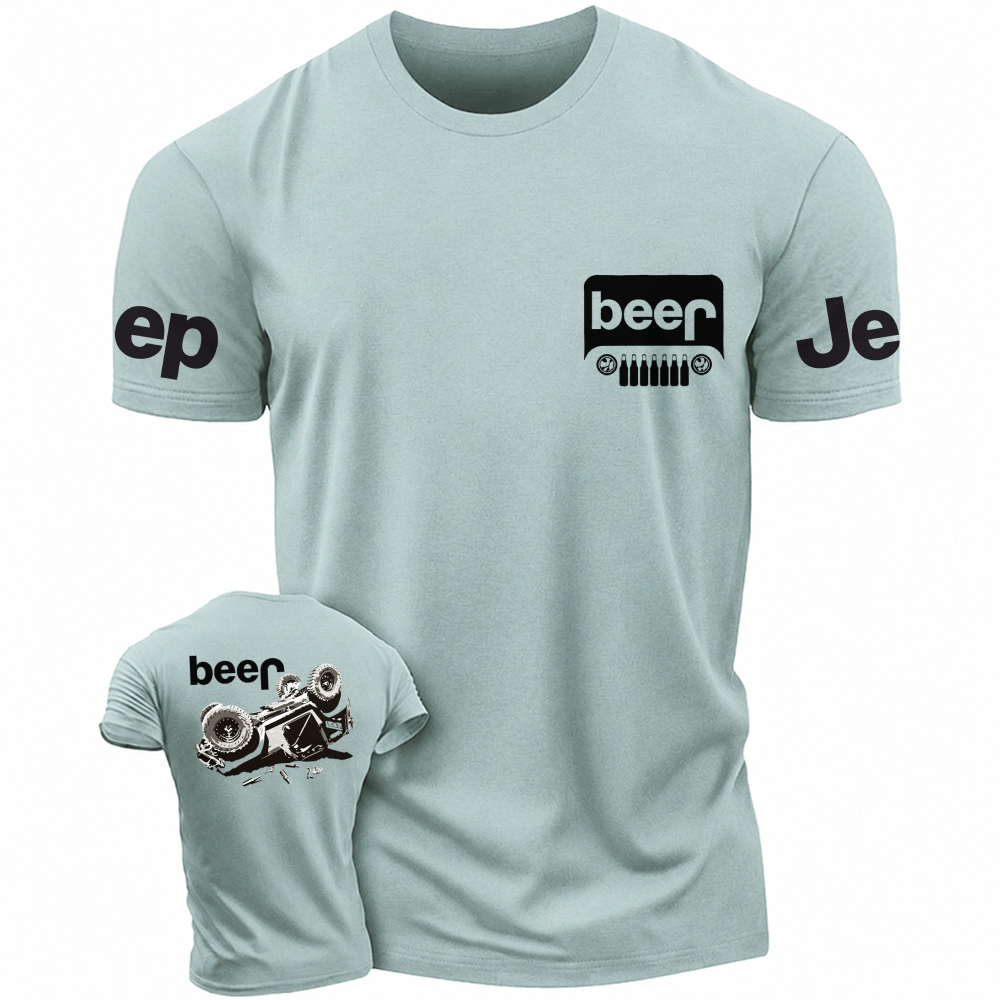 Funny Beer Overturn Jp Offroad Unisex T-shirt