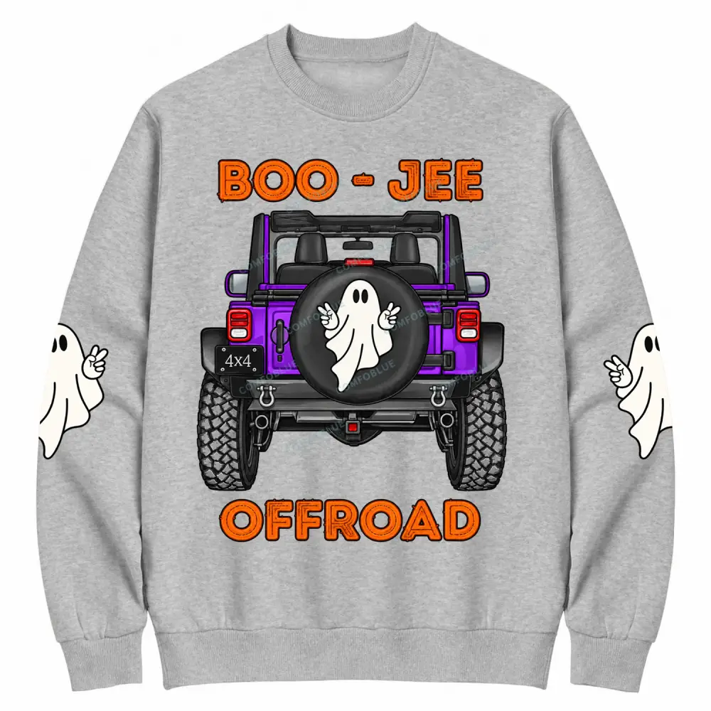 Boo-Jee Offroad Ghost Cotton Sweatshirt