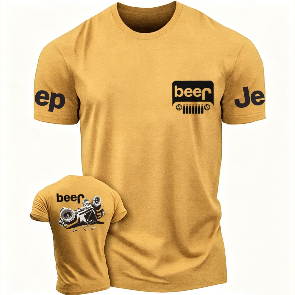 Funny Beer Overturn Jp Offroad Unisex T-shirt