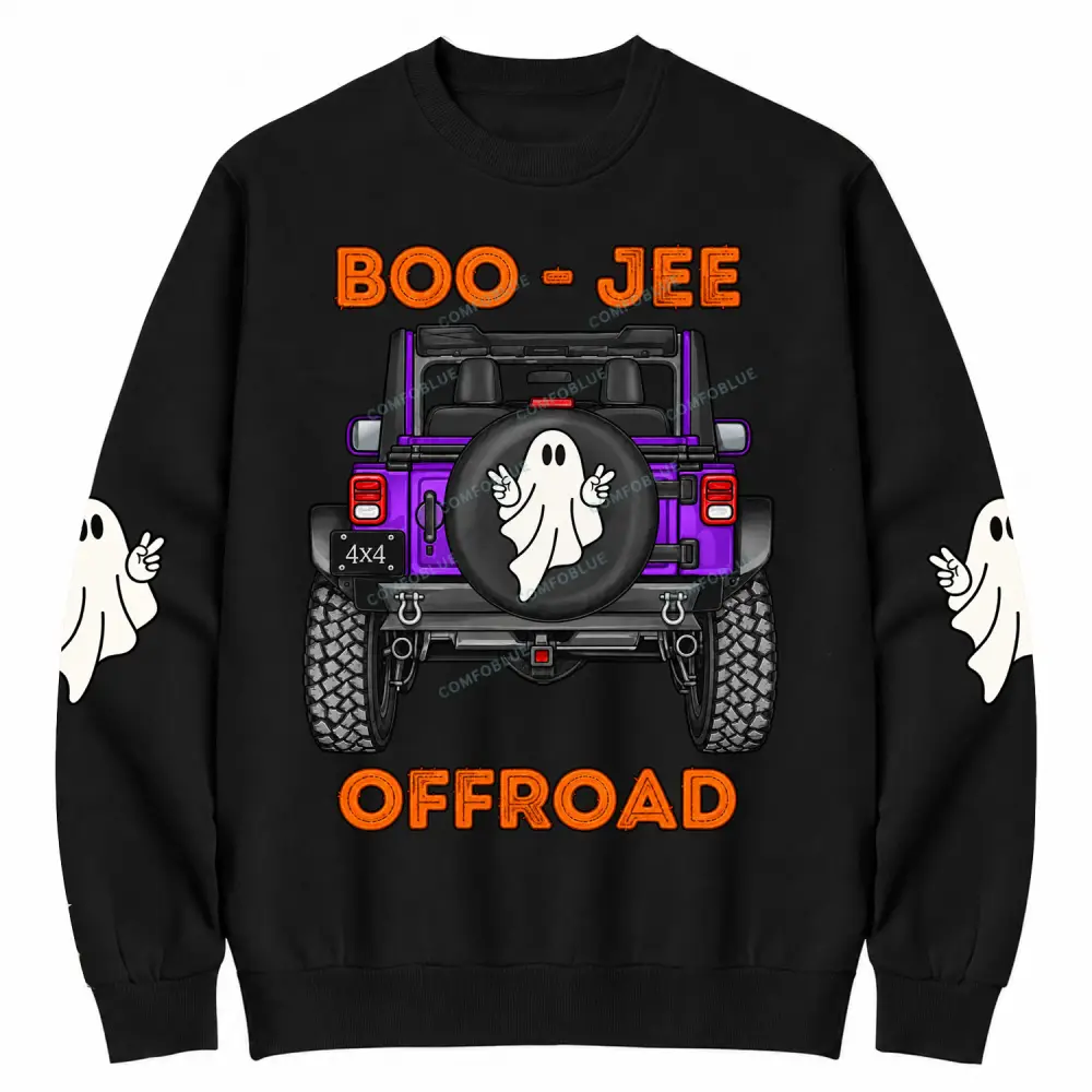 Boo-Jee Offroad Ghost Cotton Sweatshirt