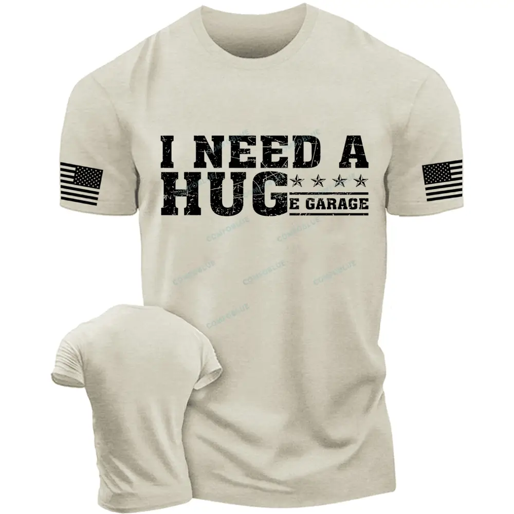 I Need a Huge Garage Funny Car Enthusiast Cotton T-Shirt
