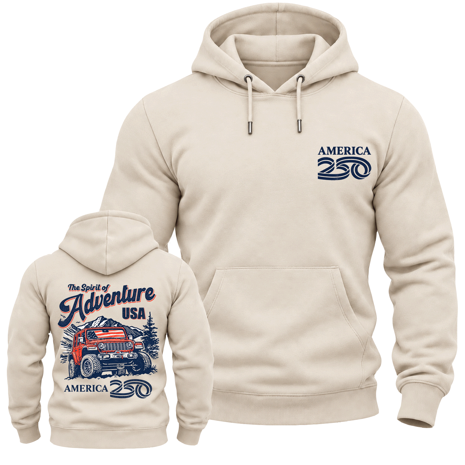 Jeep x America 250 Spirit of Adventure Cotton Hoodie