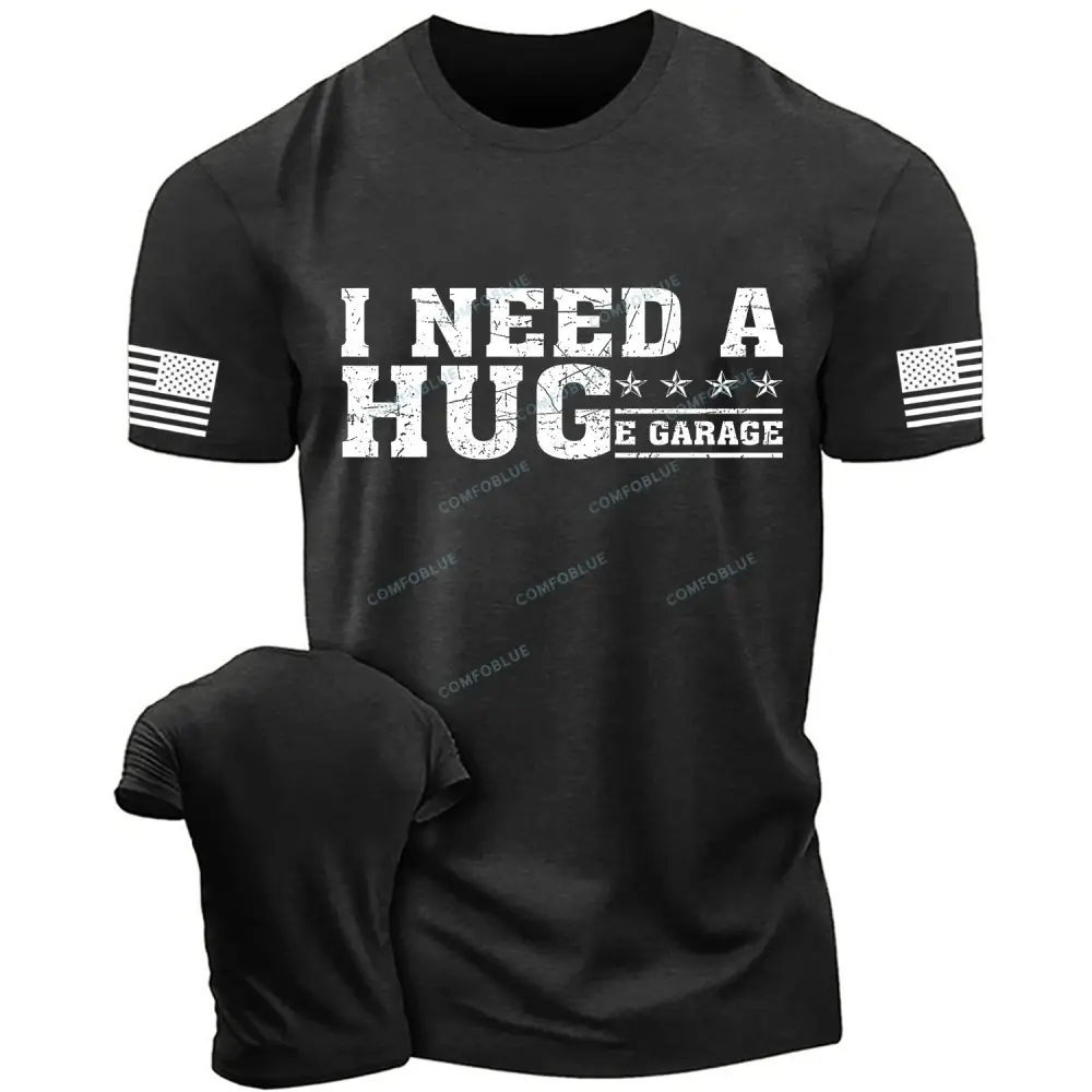 I Need a Huge Garage Funny Car Enthusiast Cotton T-Shirt