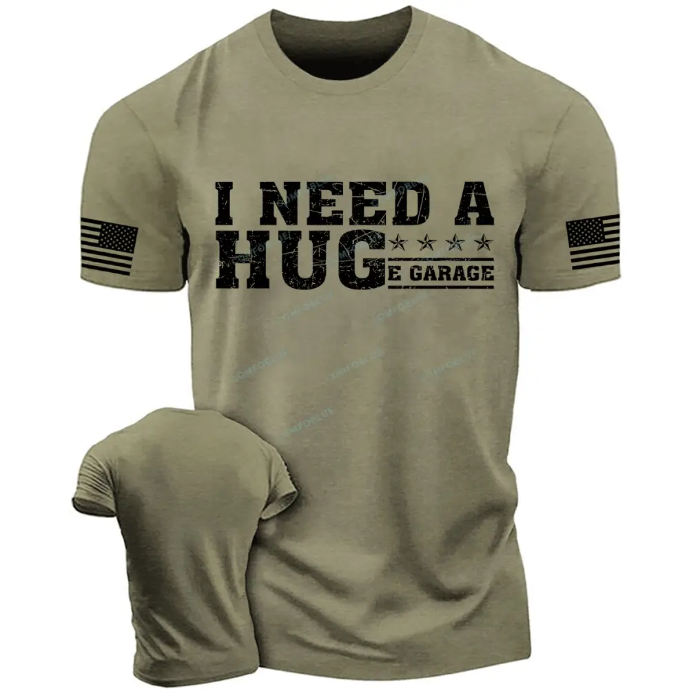 I Need a Huge Garage Funny Car Enthusiast Cotton T-Shirt