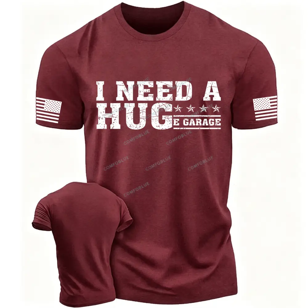 I Need a Huge Garage Funny Car Enthusiast Cotton T-Shirt