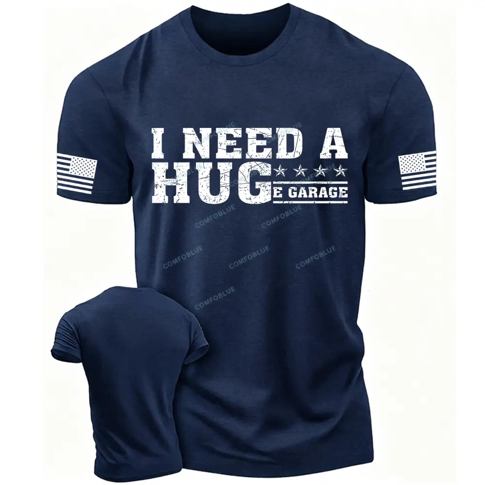 I Need a Huge Garage Funny Car Enthusiast Cotton T-Shirt