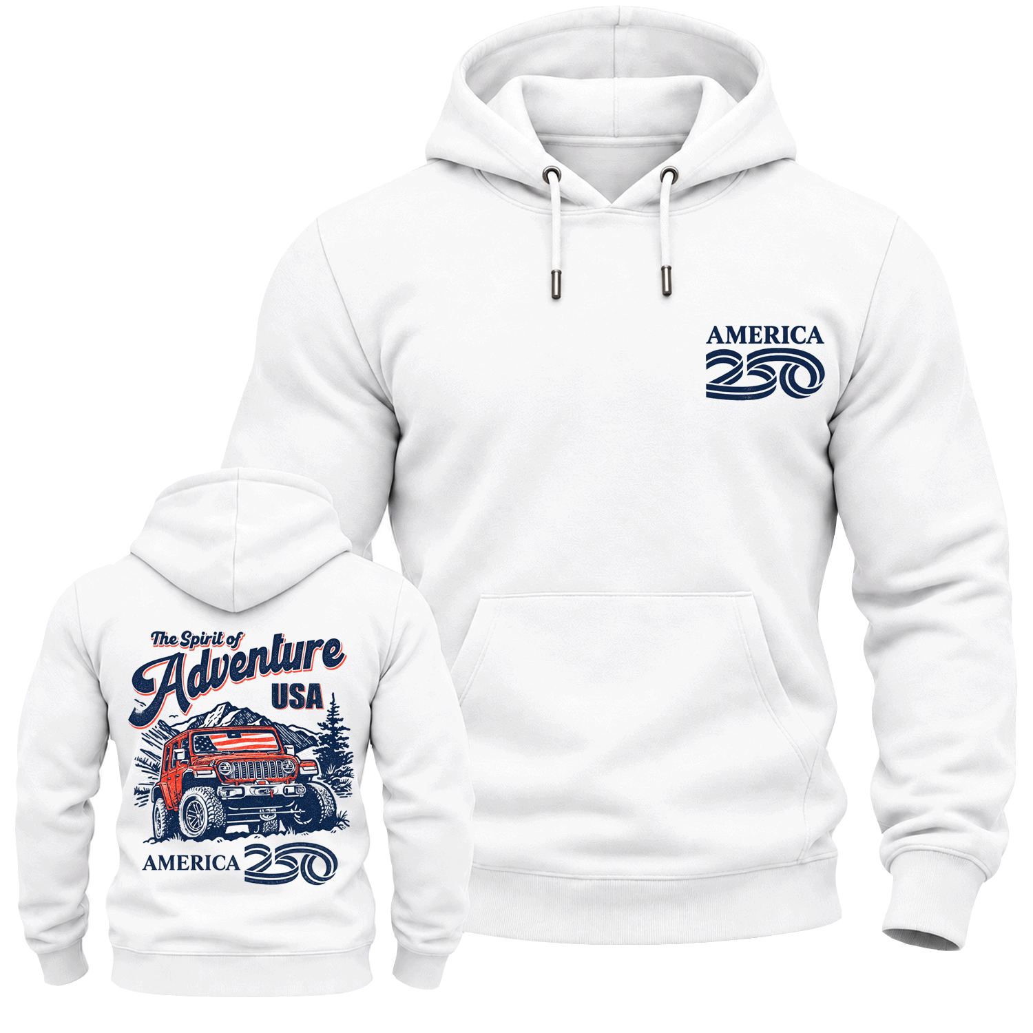 Jeep x America 250 Spirit of Adventure Cotton Hoodie