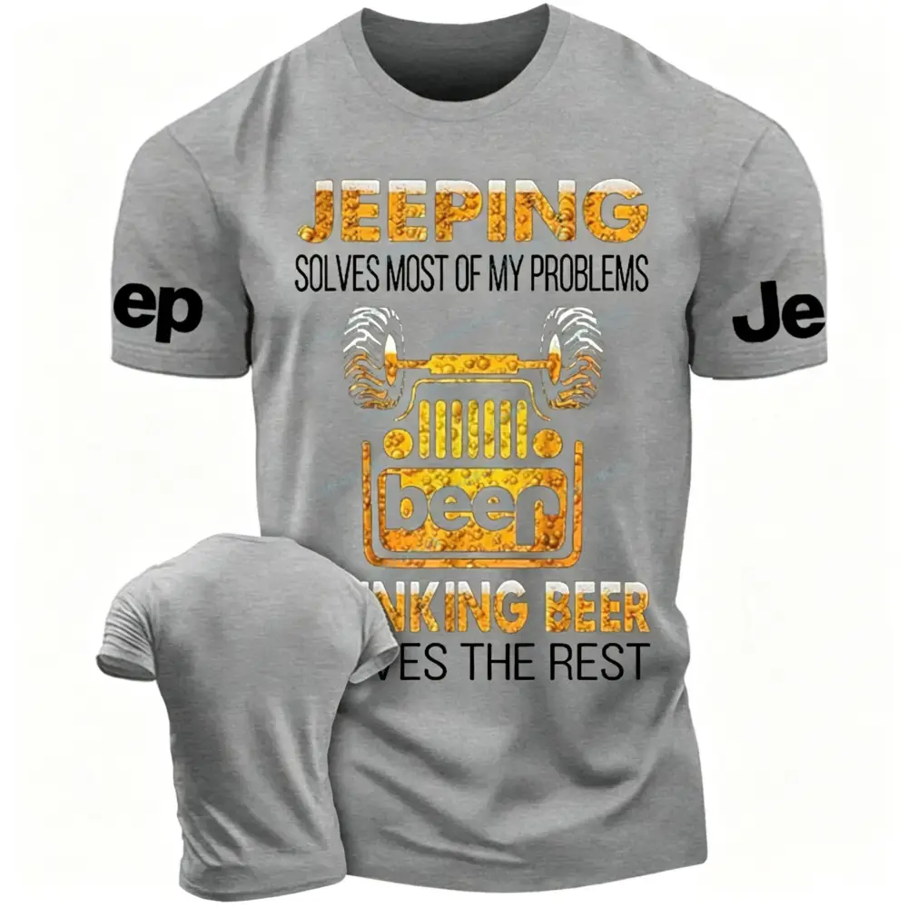 Drinking Beer Solves The Rest Jp Unisex T-shirt