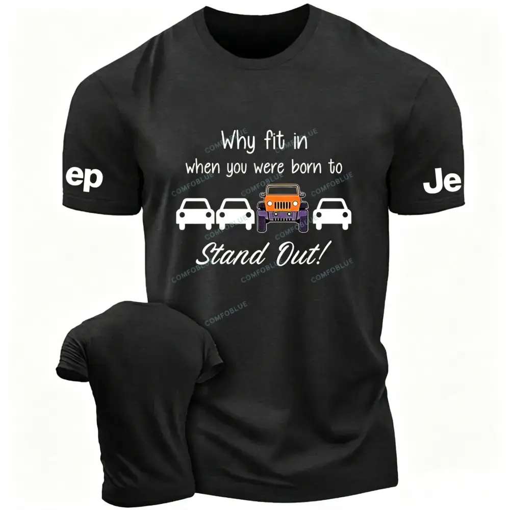 Orange Wrangler Why Fit In FUnny Jp Unisex T-shirt