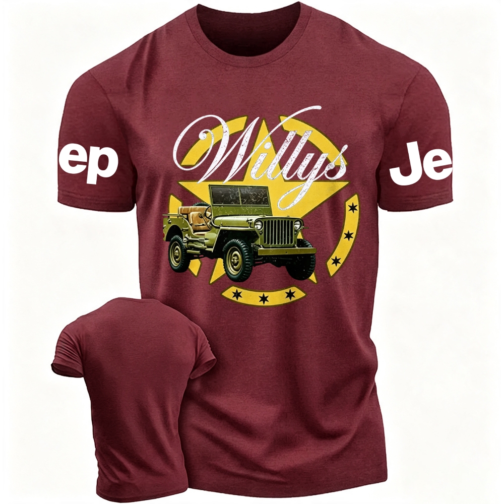 Military Star Willys Vintage Style JP Unisex T-shirt