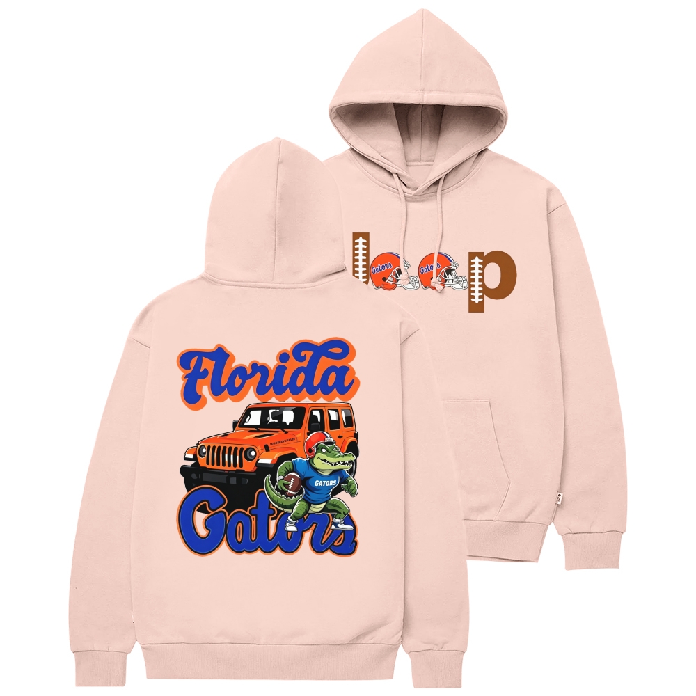 Florida Jp Gats Orange Helemet Hoodie